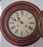 Schoolklok - Art Deco - Walnoot - 1920-1930 - slingerwerk en