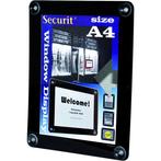 Securit Raamdisplay A4 Zwart | Displaywinkel.nl, Etalage, Verzenden, Nieuw in verpakking