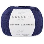 Katia Concept Cotton-Cashmere - 62 donkerblauw - Garen, Ophalen of Verzenden, Nieuw
