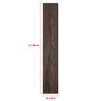 PVC laminaat zelfklevend set van 42 Dark wood wenge 5,85 m², Nieuw, Verzenden