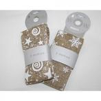 Jute band Winterse opdruk Sneeuwvlok 60 mm 200 cm, Ophalen of Verzenden, Nieuw