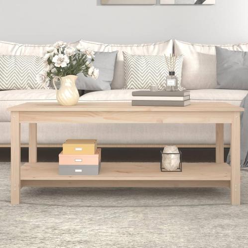 vidaXL Salontafel 110x55x45 cm massief grenenhout, Huis en Inrichting, Tafels | Salontafels, 100 tot 150 cm, Nieuw, Grenenhout