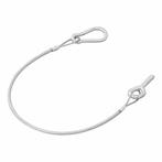Tailgate cable 42 cm - 1x M8 and snap hook, Auto diversen, Autogereedschap, Verzenden, Nieuw