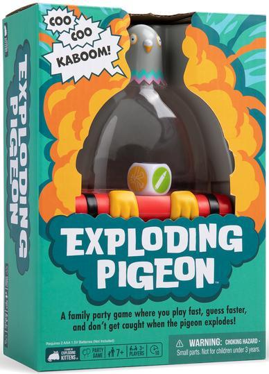 Exploding Pigeon (Engelse versie) | Exploding Kittens -, Hobby en Vrije tijd, Gezelschapsspellen | Bordspellen, Nieuw, Verzenden