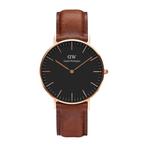 Daniel Wellington Classic St Mawes Rose Gold, Sieraden, Tassen en Uiterlijk, Horloges | Heren, Verzenden, Nieuw