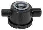 Reich afvoerplug zwart 39 mm met 2 aansl., Caravans en Kamperen, Nieuw