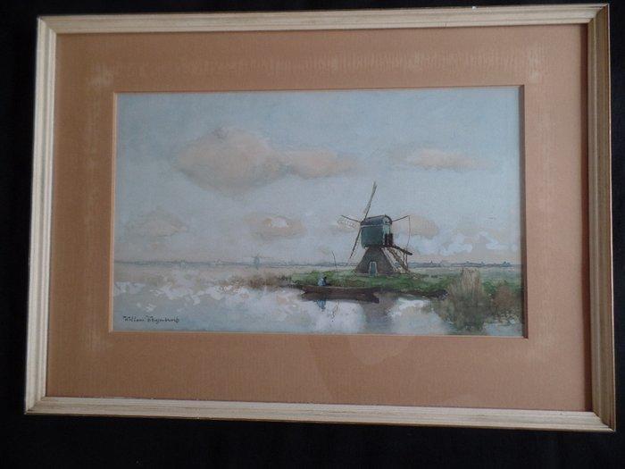 Willem Weissenbruch (1864-1941) - vissertje, Antiek en Kunst, Kunst | Schilderijen | Klassiek