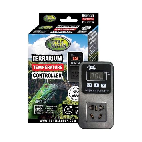Reptile Nova Thermostaat, max 1500 watt, -50°c / +100°c, Dieren en Toebehoren, Reptielen en Amfibieën | Toebehoren, Overige typen