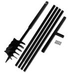 vidaXL Grondboor met handvat 180 mm en verlengstukken 5 m, Verzenden, Nieuw