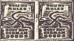1941 U.S. 5c Tarief postzegel: koop geen Duitse goederen..., Verzamelen, Verzenden