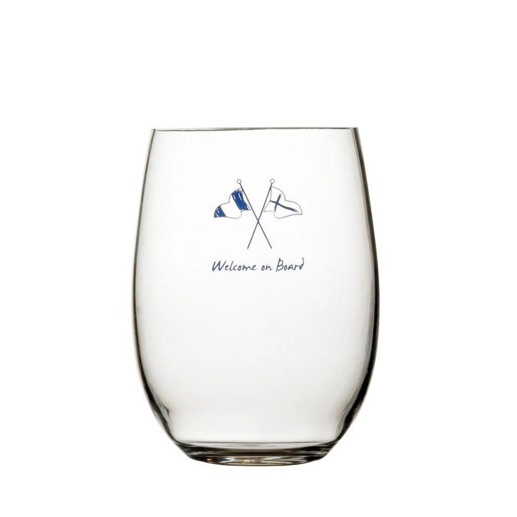 Scheepsservies Frisdrankglazen Welcome on Board (6 st), Watersport en Boten, Overige Watersport en Boten, Nieuw, Ophalen of Verzenden