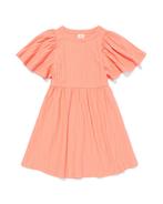 HEMA Kinderjurk ribbel perzik, Verzenden, Nieuw