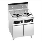 GGM Gastro | Dubbele friteuse op gas - 18+18 liter - 28 kW -, Witgoed en Apparatuur, Verzenden, Nieuw