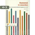 Statistiek in woorden 9789001818586 Anke Slotboom, Boeken, Verzenden, Gelezen, Anke Slotboom