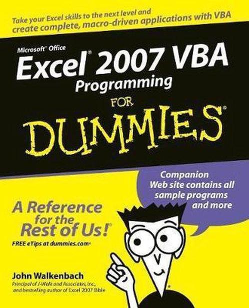 Excel 2007 VBA Programming For Dummies 9780470046746, Boeken, Overige Boeken, Gelezen, Verzenden