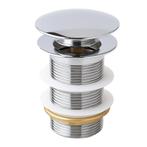Afvoerplug Chroom Pop up Plug voor Wastafel, Verzenden, Nieuw, Wastafel
