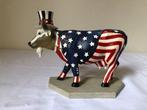 Cow Parade. Cowparade.  Uncle Sam. - Beeldje - Polyresin., Antiek en Kunst