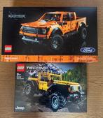 Lego Set - Technic - 42126 Ford F-150 Raptor; 42122 Jeep, Nieuw