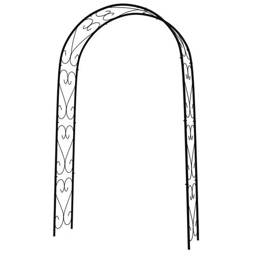 TRUUSK Rozenboog Poortboog Van Staal 125 X 37 X 230 Cm Tuinb, Tuin en Terras, Overige Tuin en Terras, Nieuw, Verzenden