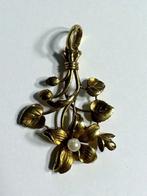 Hanger - 18 karaat Geel goud Parel, Sieraden, Tassen en Uiterlijk, Antieke sieraden