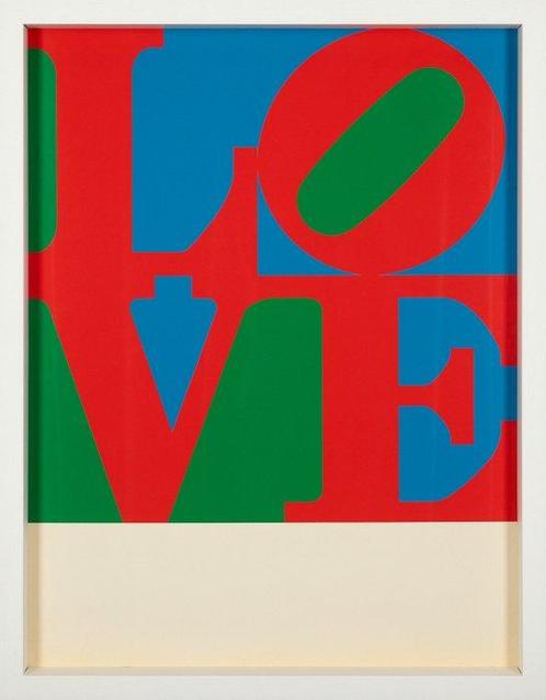 Robert Indiana (1928-2018) - Love (from LOVE Diptychs), Antiek en Kunst, Kunst | Schilderijen | Modern