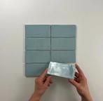 Wandtegel Cifre Cerámica Atlas Sky Blauw Glans 7,5x15, Nieuw, Minder dan 20 cm, 10 m² of meer, Wandtegels