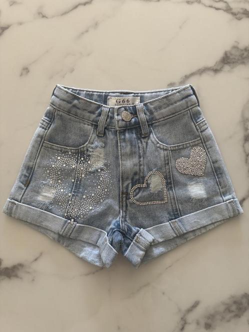 Meisjes korte spijkerbroek, Kinderen en Baby's, Kinderkleding | Kinder-kledingpakketten, Nieuw, Overige maten, Verzenden