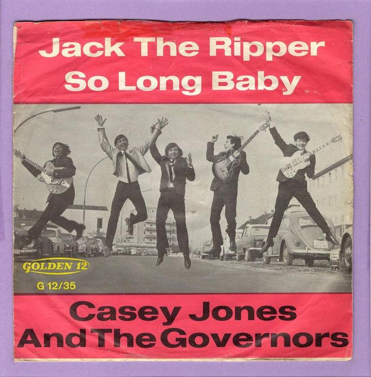 Casey Jones And The Governors – Jack The Ripper / So Long Ba, Cd's en Dvd's, Vinyl Singles, Ophalen of Verzenden