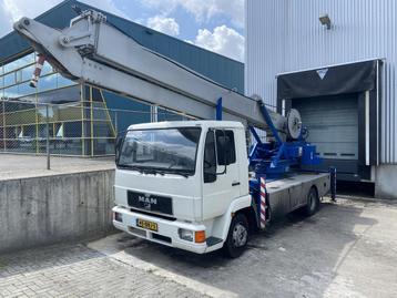 Klaas K1000-30 op MAN dakdekkerskraan aluminium kraan beschikbaar voor biedingen