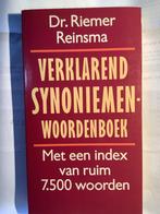 VERKLAREND SYNONIEMENWOORDENBOEK 9789021837635 Reinsma, Boeken, Verzenden, Zo goed als nieuw, Reinsma