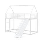 LIVSK Huis-etagenbedframe met Glijbaan - Hoogslaper 200 x 90, Verzenden, Nieuw