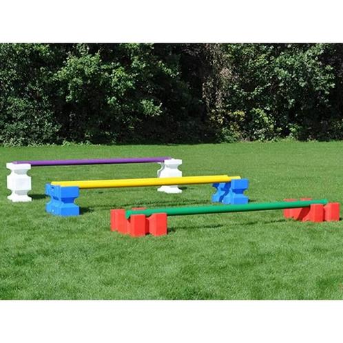 Set 6 cavaletti-block Maxi met 4 kunststof springbalken 3,.., Dieren en Toebehoren, Paarden en Pony's | Overige Paardenspullen