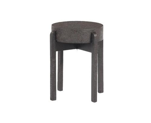 Salontafel liquid Small metal en houten poten - bruin |, Huis en Inrichting, Tafels | Salontafels, Nieuw, Ophalen of Verzenden