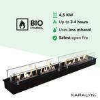 Xaralyn Bio-ethanol brander XXL Zwarte poedercoating, Verzenden, Nieuw, Elektrische haard