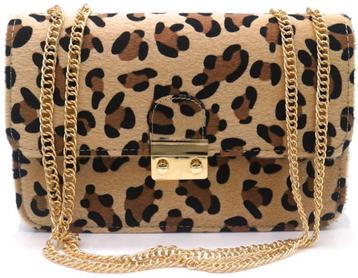 Tas met luipaard print - 26 x 18 x 7.5 Centimeter beschikbaar voor biedingen
