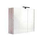 Spiegelkast Best Design Happy Grey Incl. LED verlichting, Ophalen of Verzenden, Nieuw, Bad