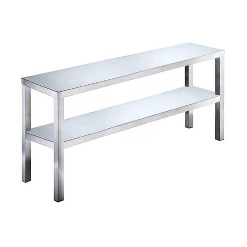 HCB Dubbele etagère brug - 180 x 35 x 70 cm - RVS, Zakelijke goederen, Horeca | Keukenapparatuur, Nieuw in verpakking, RVS Meubilair