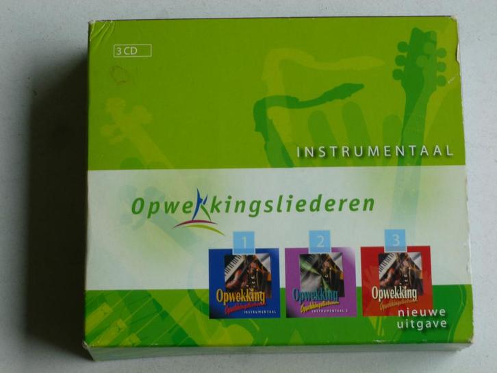 Opwekkingsliederen 1,2 & 3 - Instrumentaal (3 CD), Cd's en Dvd's, Cd's | Religie en Gospel, Zo goed als nieuw, Verzenden
