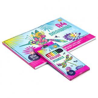 Kleurpotloden + Schetsboek | Combideal, Hobby en Vrije tijd, Knutselen, Nieuw, Verzenden