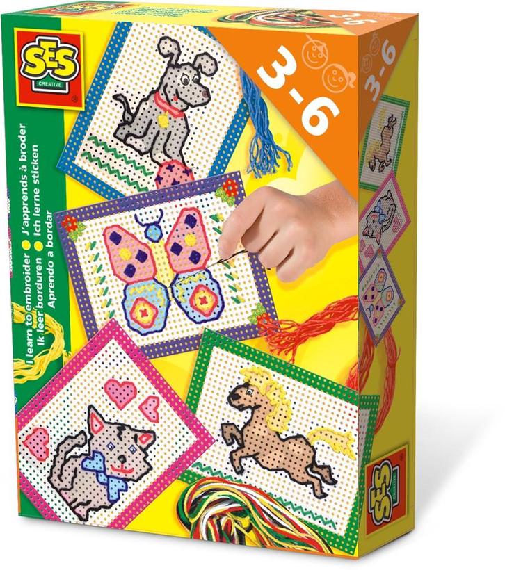 SES - Ik Leer Borduren | SES Creative - Hobby Artikelen, Hobby en Vrije tijd, Knutselen, Nieuw, Verzenden