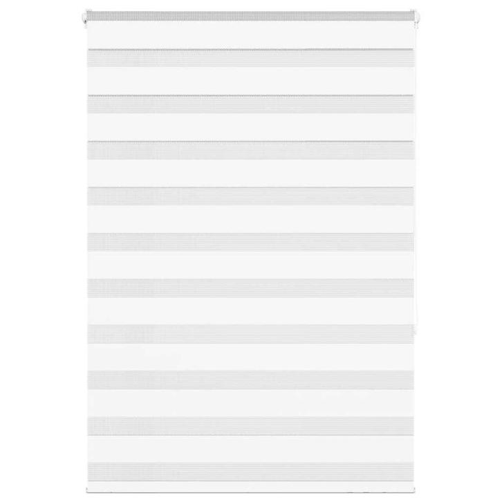 vidaXL Zebra rolgordijn 105x150 cm stofbreedte 100,9cm, Huis en Inrichting, Stoffering | Gordijnen en Lamellen, Wit, Nieuw, Verzenden