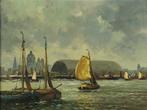 Willem Frederik Welter (1862-1930) - Harbor view, Antiek en Kunst, Kunst | Schilderijen | Klassiek