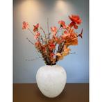 Zijden Bloemen met American porcelain gember pot Big, Verzenden, Nieuw