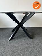 Mauforce Ronde tafel - 140 cm - Zwarte Stervoet - Beuken Tre, Gebruikt, Ophalen of Verzenden, Vergader- of Presentatieruimte, Tafel