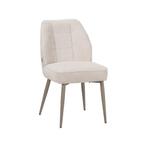 Stoel Liam | Naturel | Egon | Taupe Metalen Frame LABEL51, Verzenden, Nieuw in verpakking