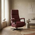 Leren relaxfauteuil met hartbalans Core - Massif Rubino, Huis en Inrichting, Fauteuils, Bohemian, Industrieel, Modern, Scandinavisch