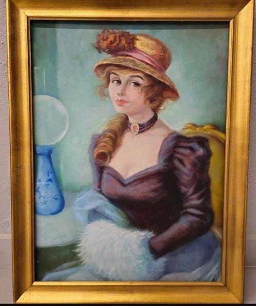Europese school (XX) - La Belle Epoqué, Antiek en Kunst, Kunst | Schilderijen | Klassiek