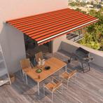 vidaXL Luifel handmatig uittrekbaar 600x350 cm oranje en, Tuin en Terras, Zonneschermen, Verzenden, Nieuw