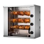 GGM Gastro | Mini kippengrill op gas - 10,2 kW - met 3 |, Verzenden