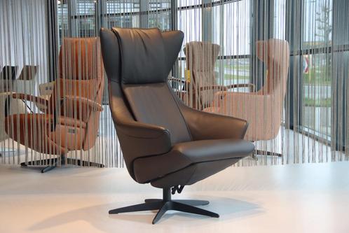 Design relaxfauteuil leer Gealux Arc 2008 met 2 motoren+accu, Huis en Inrichting, Fauteuils, Nieuw, Leer, Ophalen of Verzenden